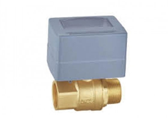 Brass DN15 Hot Water Motorised Valve , Heating System Electric Ball Valve